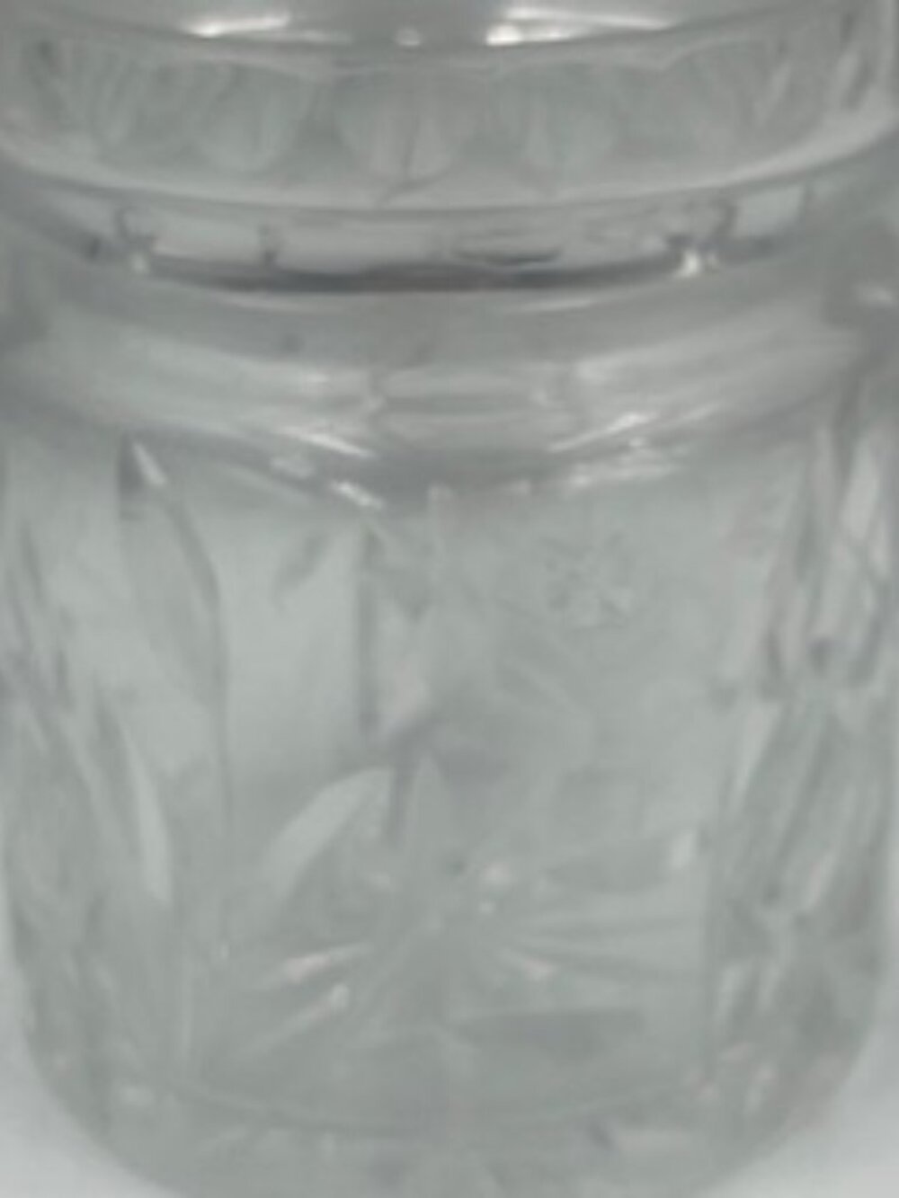 Vintage Cut Glass Crystal Jam Jelly Honey Pot with lid and spoon - Picture 5 of 7